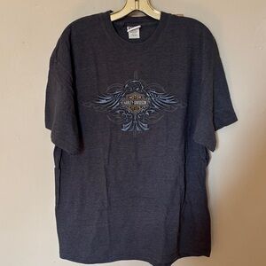 Harley-Davidson Charcoal Tee with Logo